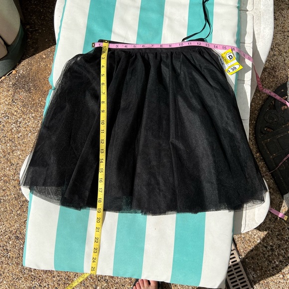 NEW Blondie Nites Black Circle Tulle Skirt Size 1 - Picture 4 of 10